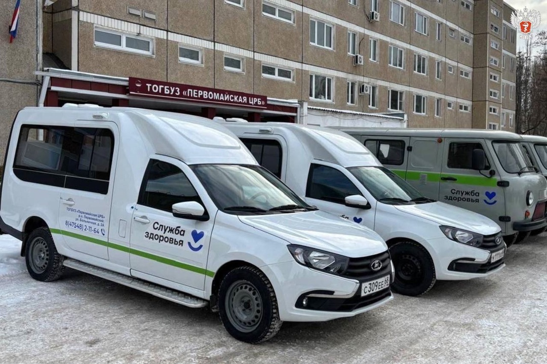 87 новых отечественных автомобилей поступили в медучреждения Тамбовской области