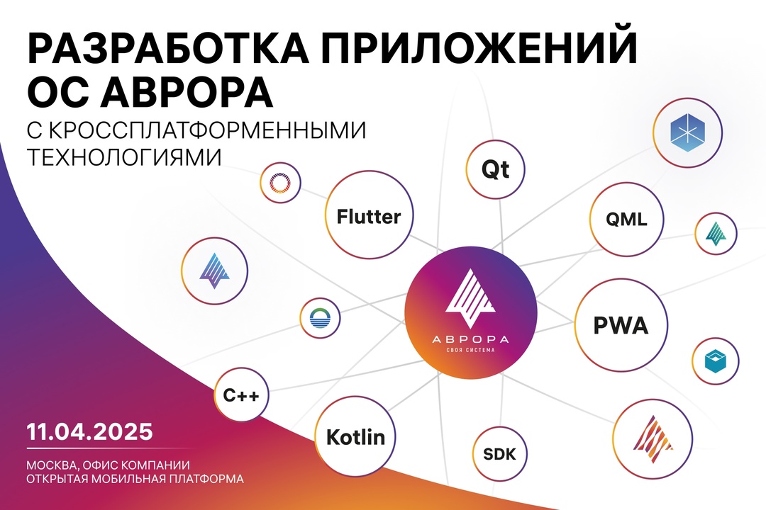 Регистрируйтесь на конференцию по кроссплатформенной мобильной разработке для ОС Аврора .