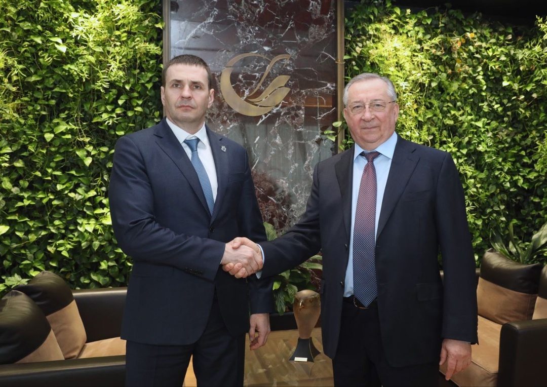 Президент ПАО «Транснефть» Н.П. Токарев провел рабочую встречу с губернатором Хабаровского края Д.В. Демешиным