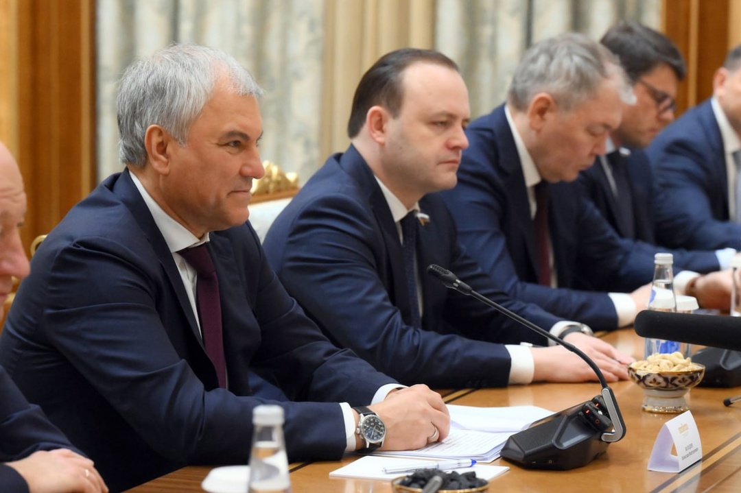 Состоялась встреча Вячеслава Володина с Председателем Сената Олий Мажлиса Узбекистана Танзилой Нарбаевой.