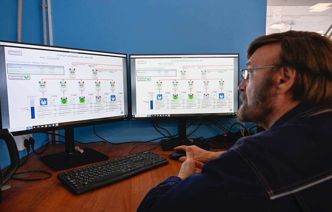 Алексей Ересько осмотрел объекты очистных сооружений на территории Тверской области