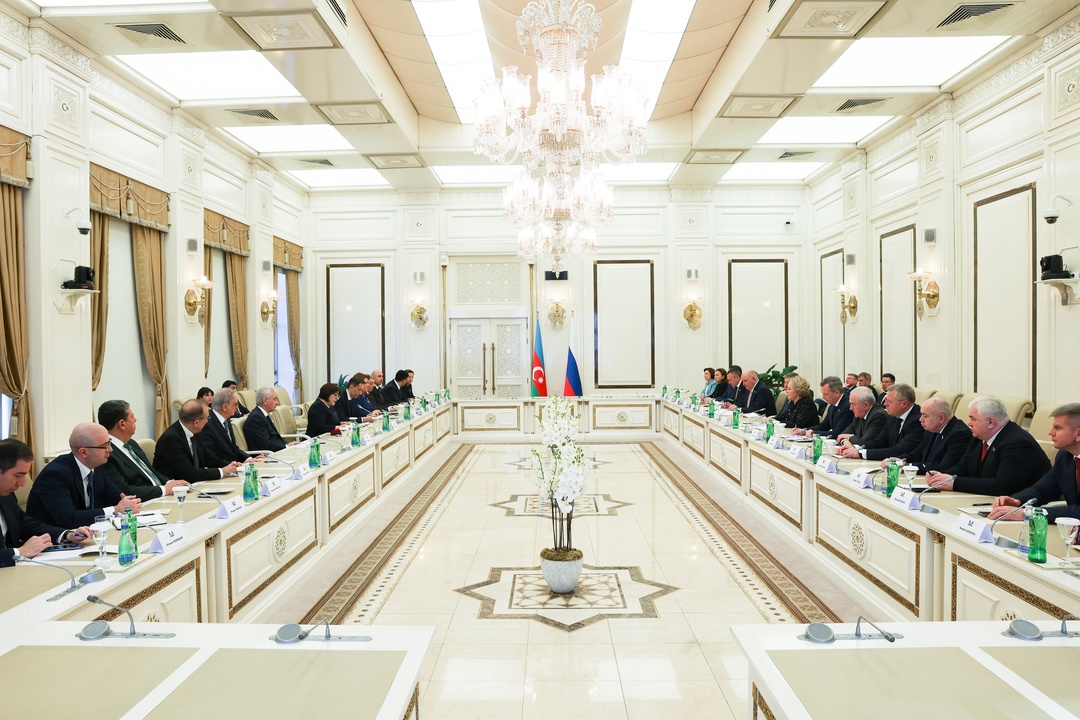 Валентина Матвиенко высоко оценила отношения, сложившиеся между Федеральным Собранием РФ и Милли Меджлисом Азербайджана