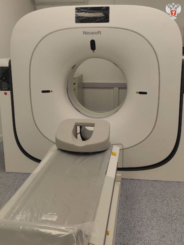 В Центральной больнице г. Харцызска ДНР заработал новый компьютерный томограф