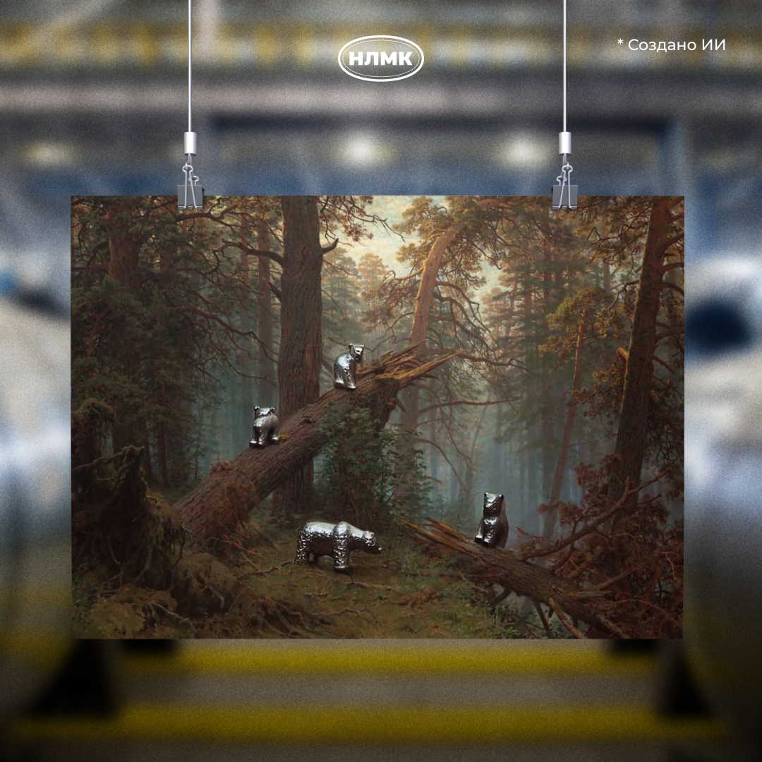 Металл давно вдохновляет людей создавать скульптуры и инсталляции. Но «металлические» картины нам неизвестны