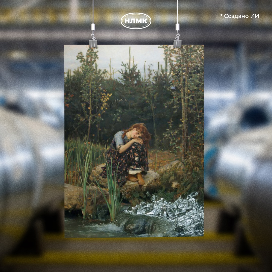 Металл давно вдохновляет людей создавать скульптуры и инсталляции. Но «металлические» картины нам неизвестны