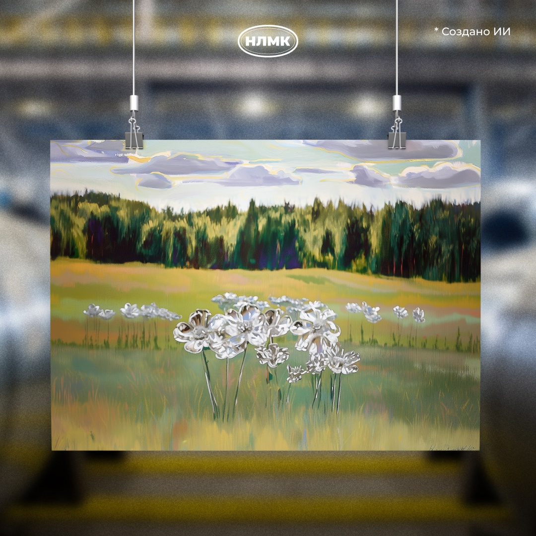 Металл давно вдохновляет людей создавать скульптуры и инсталляции. Но «металлические» картины нам неизвестны