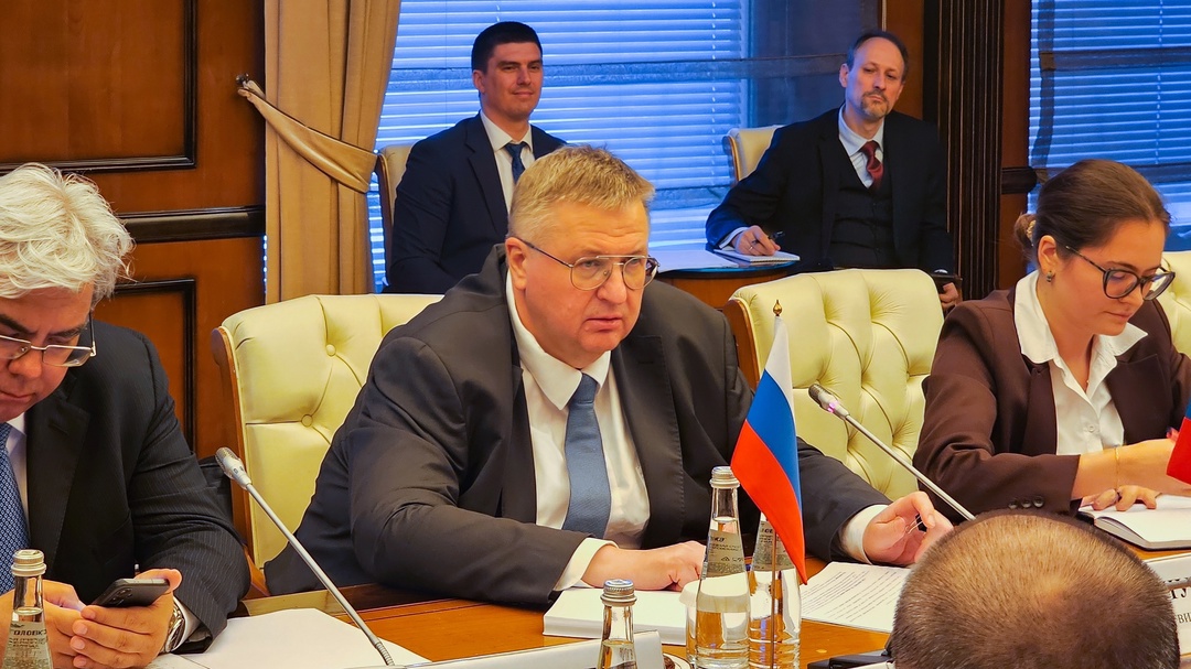 Вице-премьер Алексей Оверчук провел встречу с первым заместителем премьер-министра, министром экономики и развития Монголии Лувсаннямын Гантумуром