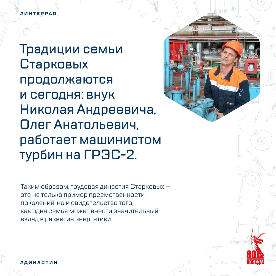 Николай Андреевич Старков — единственный Герой Социалистического Труда в томской энергетике, его жизнь является символом трудолюбия, мужества и преданности…