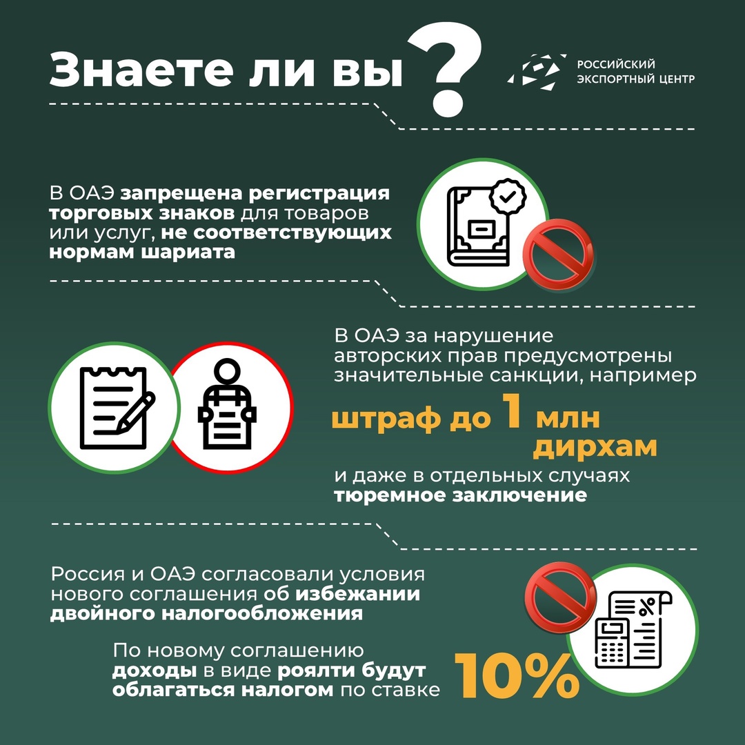 Если вы задумываетесь о работе с ОАЭ и хотите разобраться в правилах регистрации объектов интеллектуальной собственности и тонкостях налогообложениях, у нас…