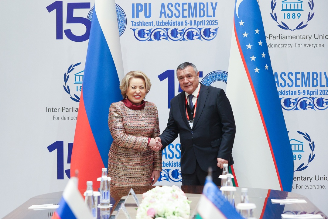 Председатель Совета Федерации Валентина Матвиенко в рамках рабочего визита в Узбекистан для участия в мероприятиях 150-й Ассамблеи Межпарламентского союза…