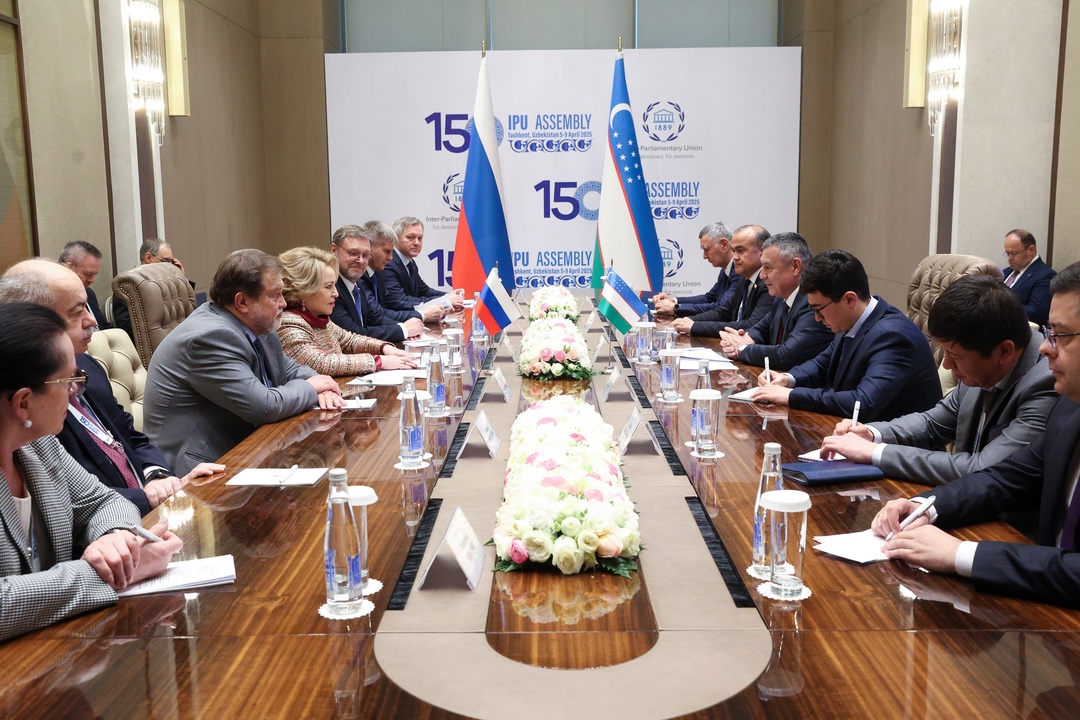 Председатель Совета Федерации Валентина Матвиенко в рамках рабочего визита в Узбекистан для участия в мероприятиях 150-й Ассамблеи Межпарламентского союза…