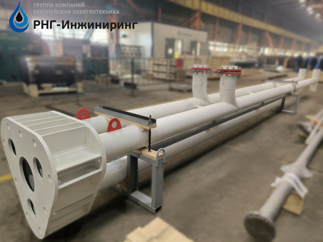 Свеча рассеивания в ожидании отгрузки