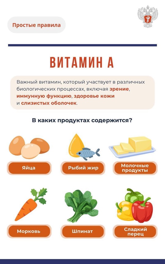 #ПростыеПравила: В каких продуктах искать витамины