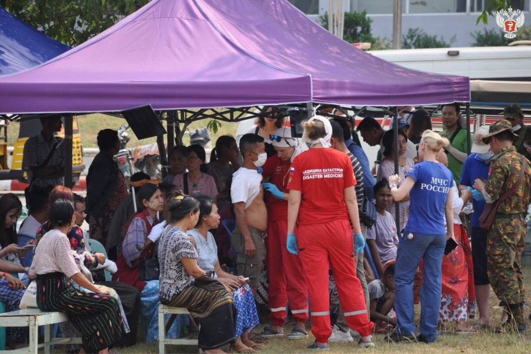 229 пострадавшим от землетрясения в Мьянме оказали помощь специалисты Федерального центра медицины катастроф Минздрава России
