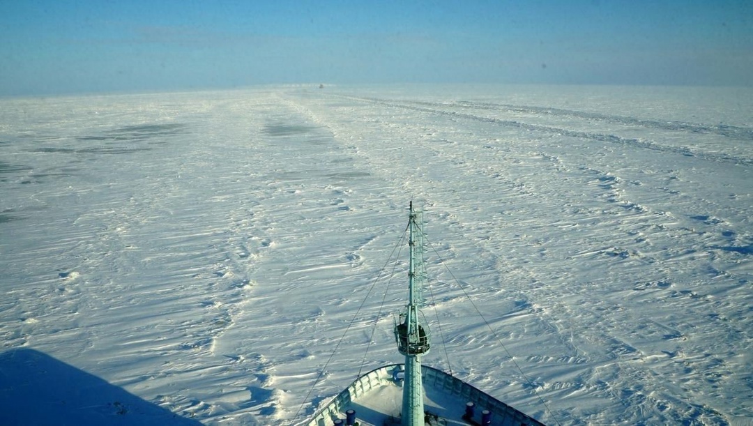 Шайтанский бар до и после прохождения атомного ледокола «Арктика».