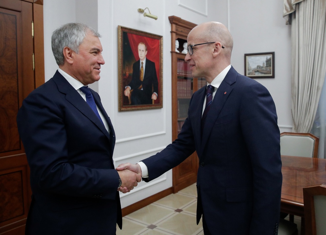 Председатель Государственной Думы Вячеслав Володин обсудил с главой Удмуртской Республики Александром Бречаловым вопросы социально-экономического развития…