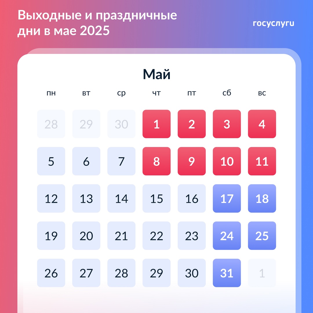 Планируйте отдых на майских праздниках