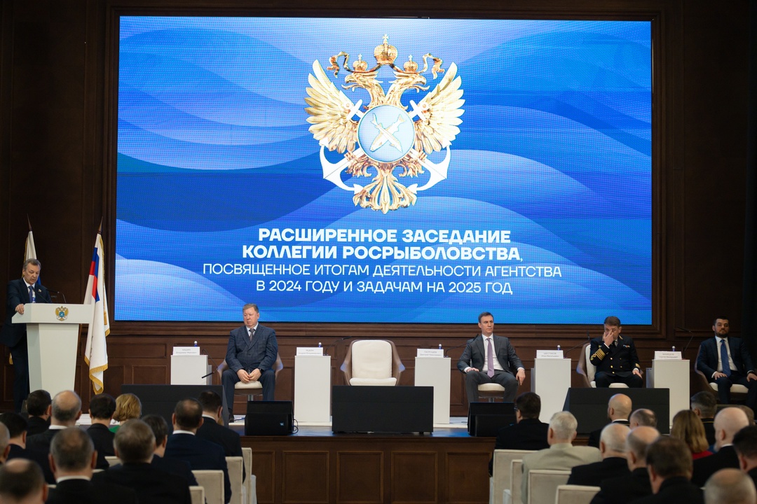 По итогам 2024 года добыча рыбы и морепродуктов в России составила более 4,9 млн т