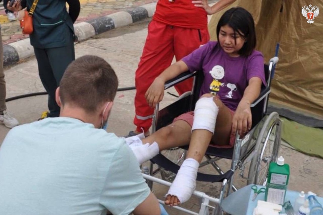 336 пострадавшим от землетрясения в Мьянме оказали помощь специалисты Федерального центра медицины катастроф Минздрава России