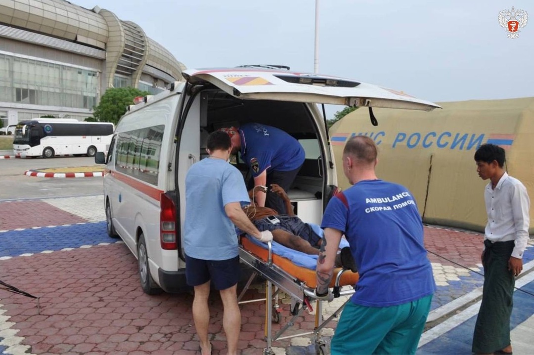 336 пострадавшим от землетрясения в Мьянме оказали помощь специалисты Федерального центра медицины катастроф Минздрава России