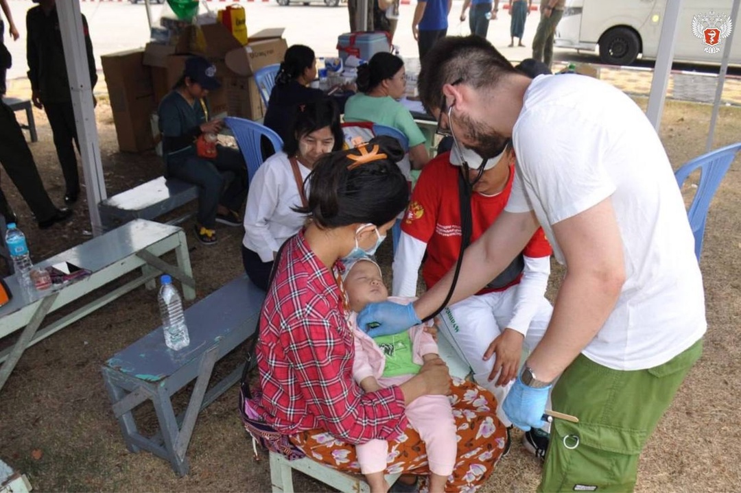 336 пострадавшим от землетрясения в Мьянме оказали помощь специалисты Федерального центра медицины катастроф Минздрава России