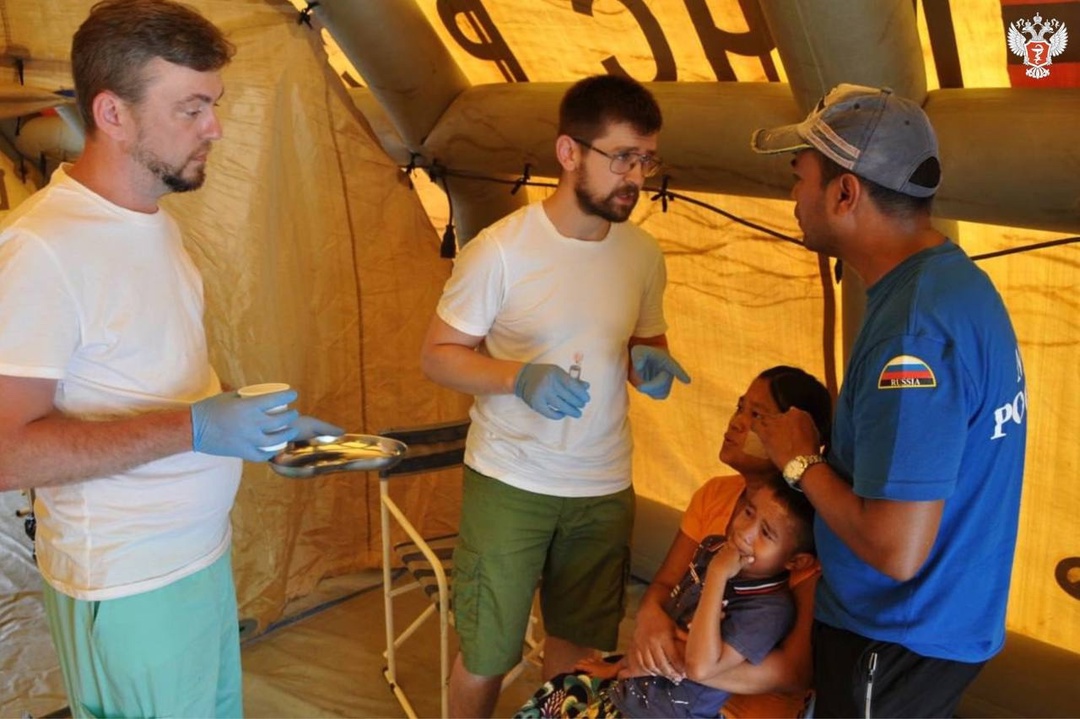 336 пострадавшим от землетрясения в Мьянме оказали помощь специалисты Федерального центра медицины катастроф Минздрава России