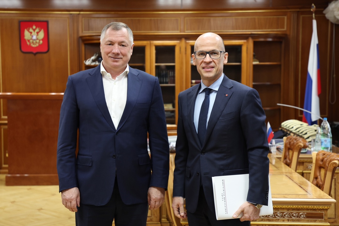 Марат Хуснуллин встретился с главой Удмуртской Республики Александром Бречаловым