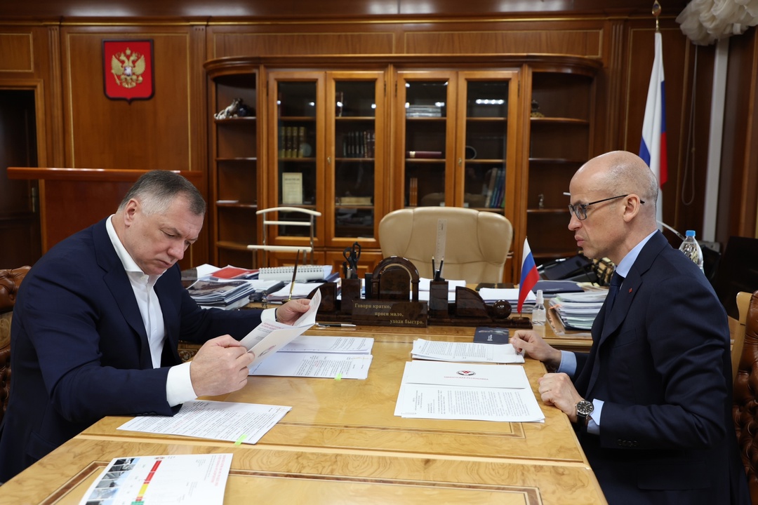 Марат Хуснуллин встретился с главой Удмуртской Республики Александром Бречаловым