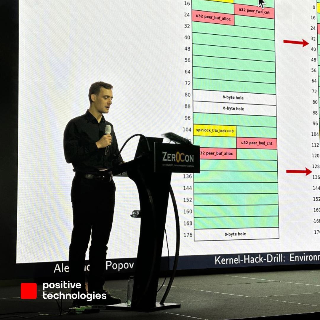 Эксперт Positive Technologies Александр Попов выступил на конференции Zer0Con в Сеуле