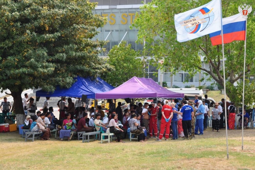 Более 500 пострадавшим в Мьянме из-за землетрясения оказали оказали помощь российские специалисты
