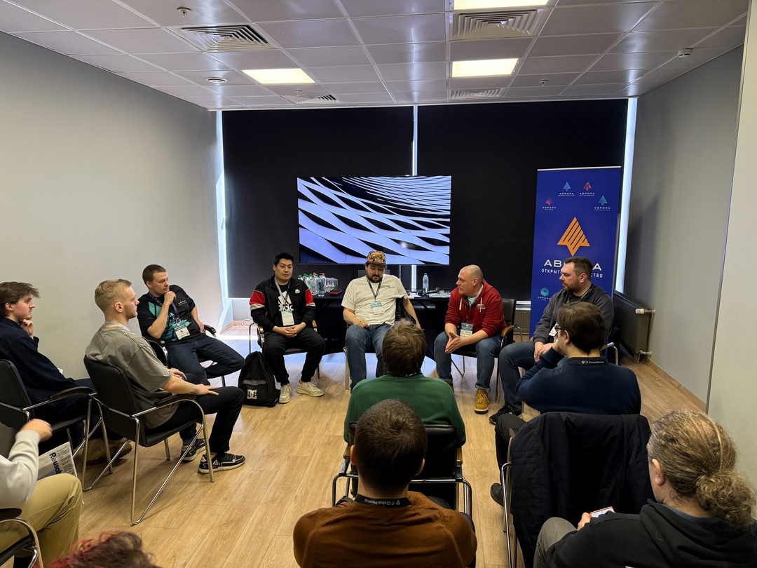 Команда сообщества ОС Аврора приняла участие в IT Global Meetup в Санкт-Петербурге 13 апреля.