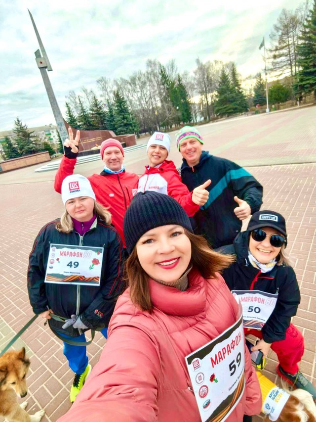 «Марафон 80» 5455 км за 10 дней — результаты командной эстафеты нефтяников ЛУКОЙЛа из Нижегородской области.