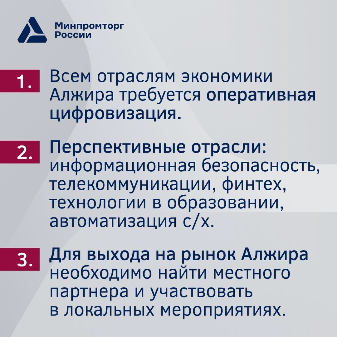 Делимся итогами вебинара о потребностях целевых рынков Алжира