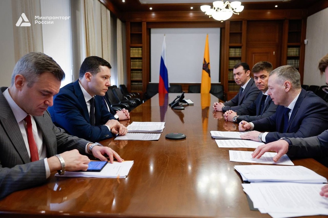 Антон Алиханов и Михаил Евраев обсудили развитие промышленности Ярославской области