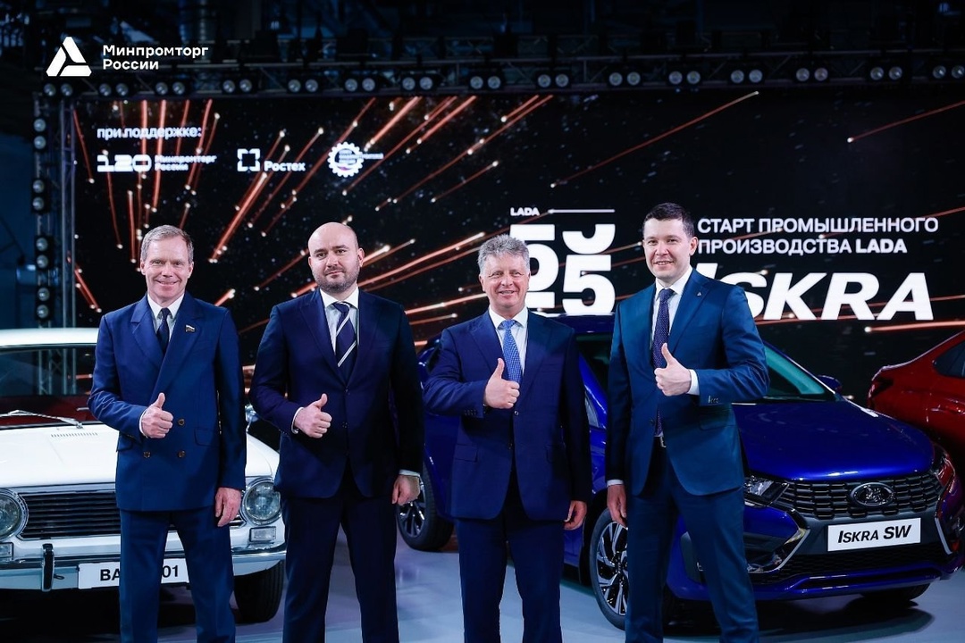 ️ Антон Алиханов принял участие в запуске промпроизводства новой модели LADA Iskra