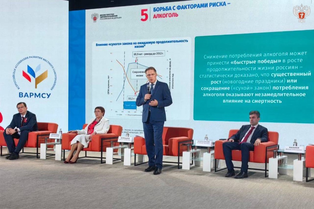 Михаил Мурашко: Доступность алкоголя — не степень свободы, а фактор, напрямую влияющий на смертность