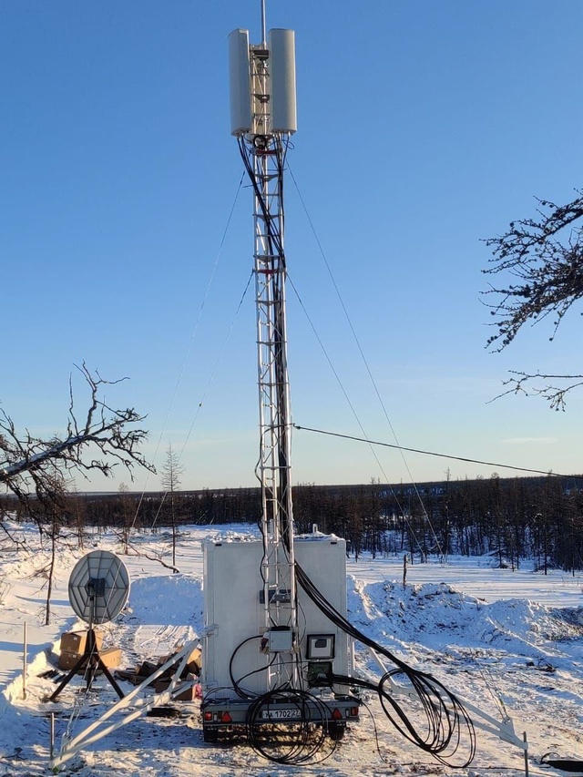 На арктических алмазных месторождениях АЛРОСА появилась устойчивая мобильная связь 2G и 4G – "Мегафон" установил мобильные базовые станции для покрытия 4…