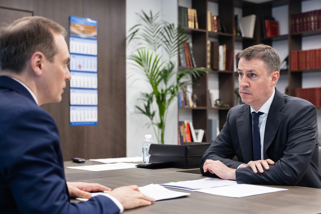 Вице-премьер Дмитрий Патрушев и глава Республики Мордовия Артем Здунов обсудили развитие агропромышленного комплекса и экологии в республике