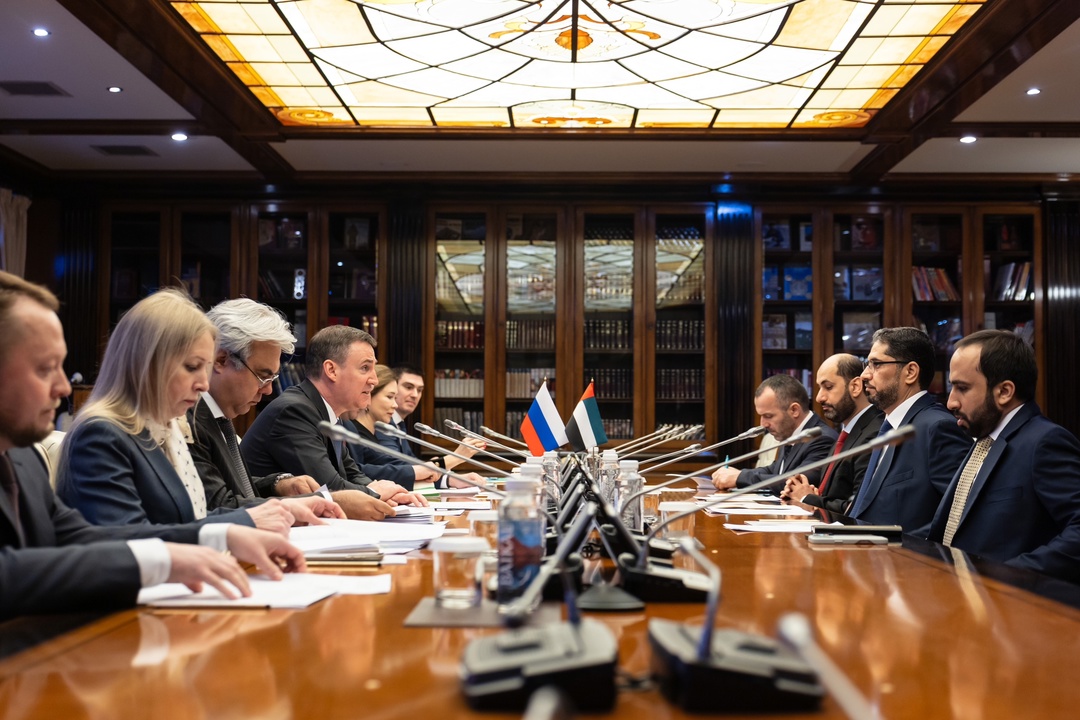 Дмитрий Патрушев встретился с послом Объединенных Арабских Эмиратов Мохаммадом Ахмадом Альджабером