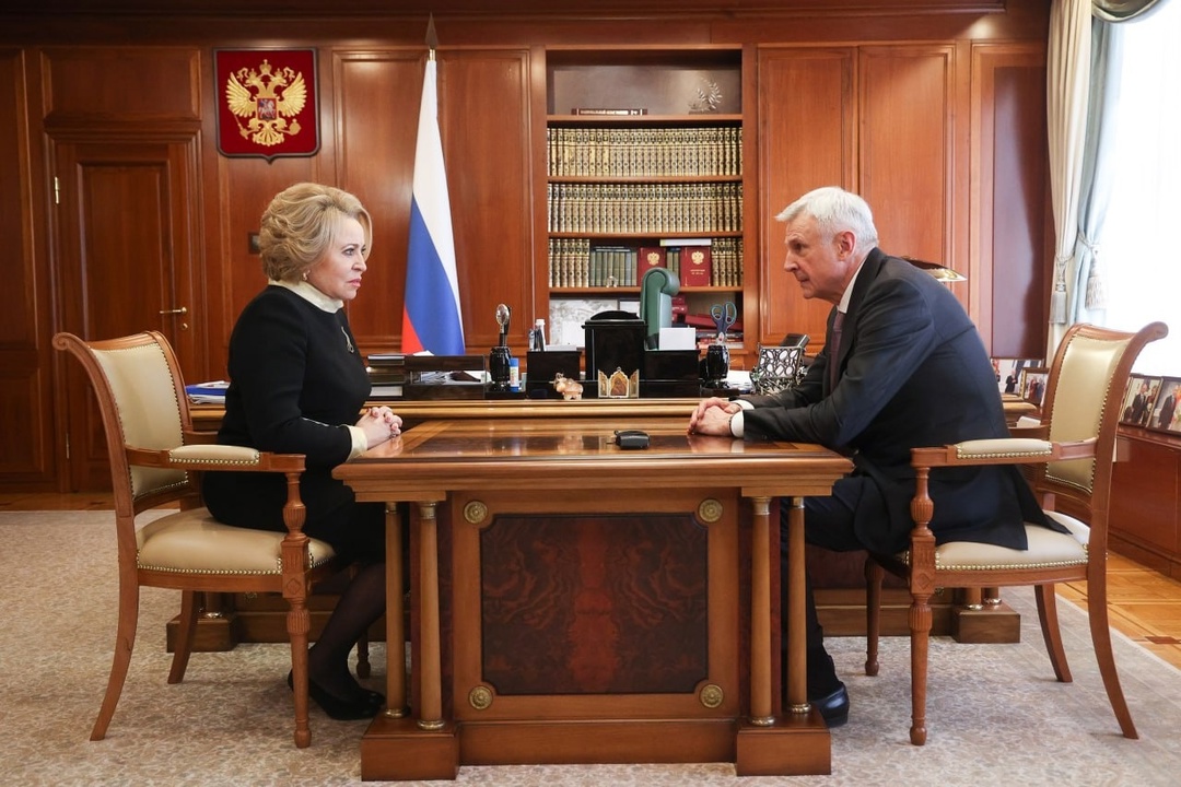 Состоялась встреча Председателя Совета Федерации Валентины Матвиенко с губернатором Магаданской области Сергеем Носовым