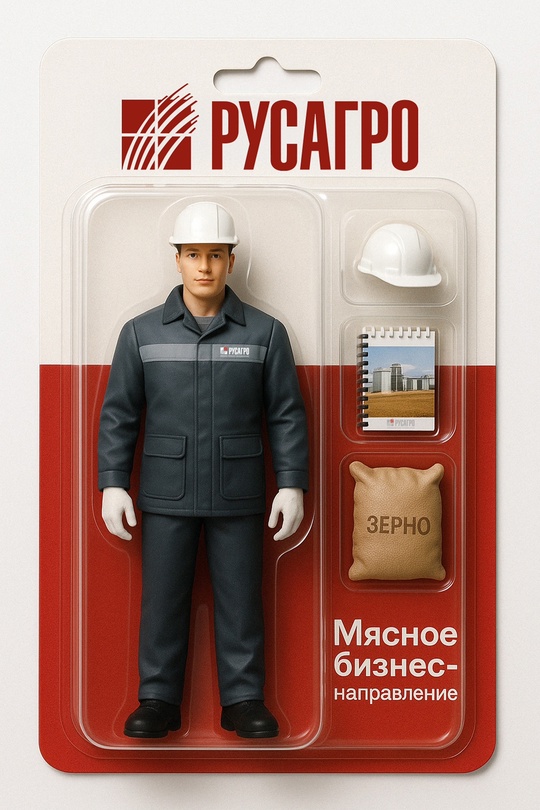 Какими нас видит ИИ? Мы не отстаем от тренда с куклами - перед вами самые популярные профессии Мясного бизнеса "Русагро" глазами ИИ: обвальщик, аппаратчик…