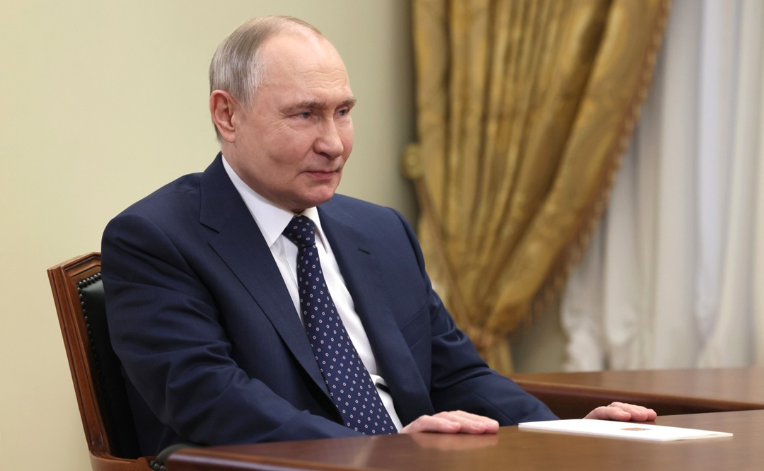 Владимир Путин провел рабочую встречу с Председателем Государственной Думы Вячеславом Володиным.