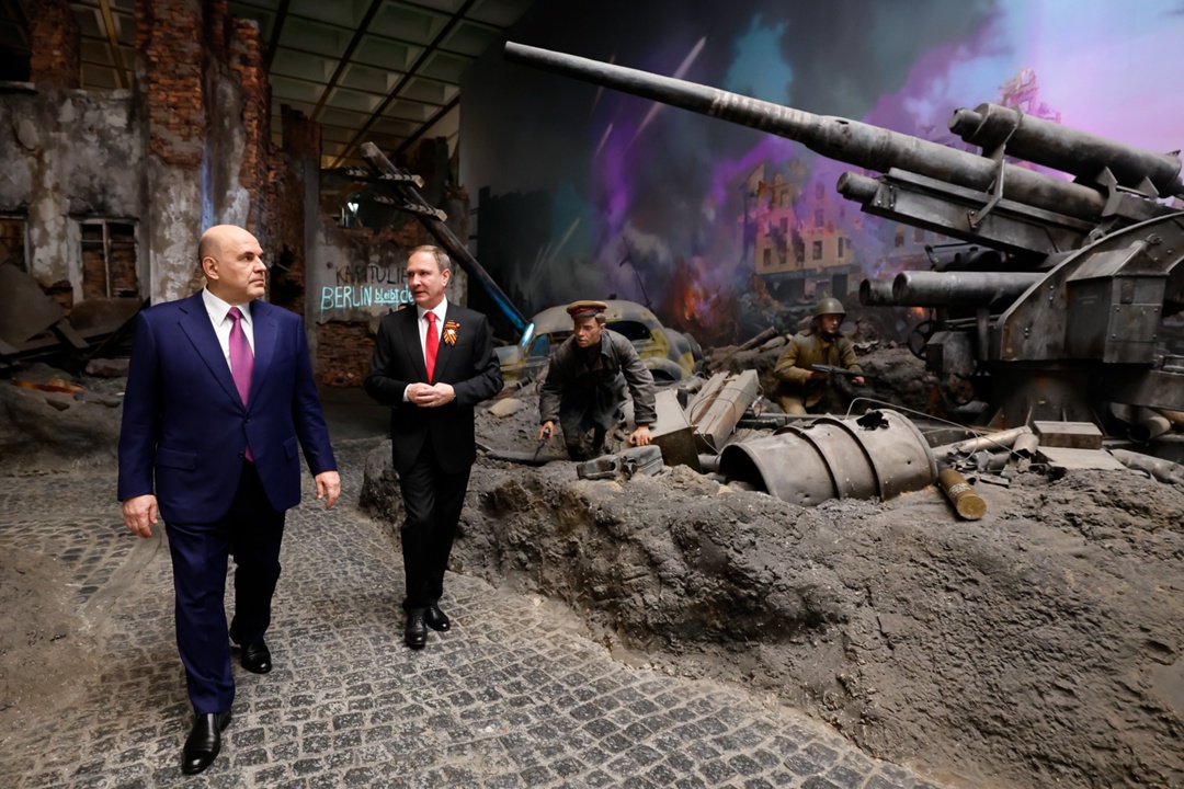 В Музее Победы Михаил Мишустин осмотрел экспозицию «Подвиг народа»