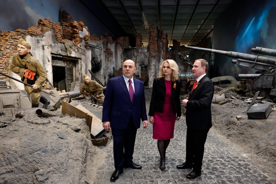 В Музее Победы Михаил Мишустин осмотрел экспозицию «Подвиг народа»