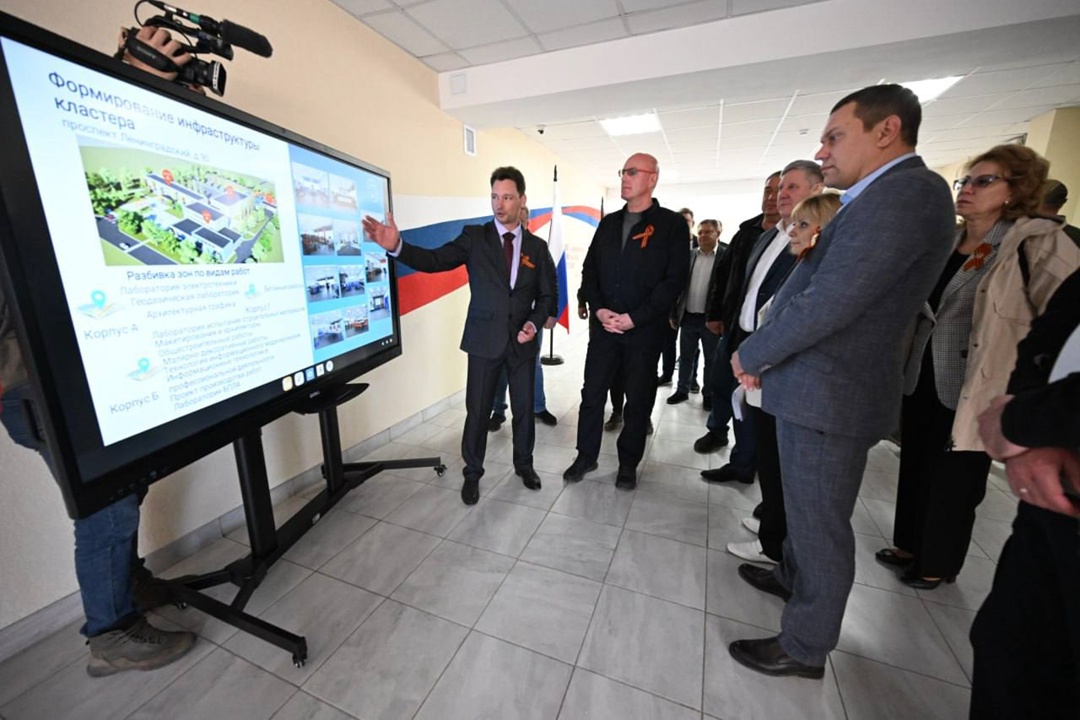 Дмитрий Чернышенко посетил с рабочей поездкой Донецкую Народную Республику