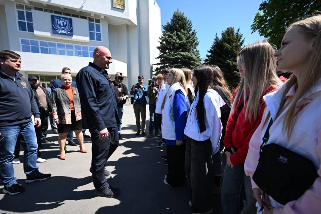 Дмитрий Чернышенко посетил с рабочей поездкой Донецкую Народную Республику