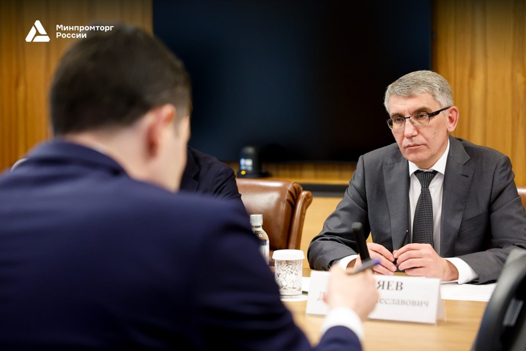 Глава Минпромторга России Антон Алиханов и губернатор Тульской области Дмитрий Миляев обсудили развитие промышленности в регионе