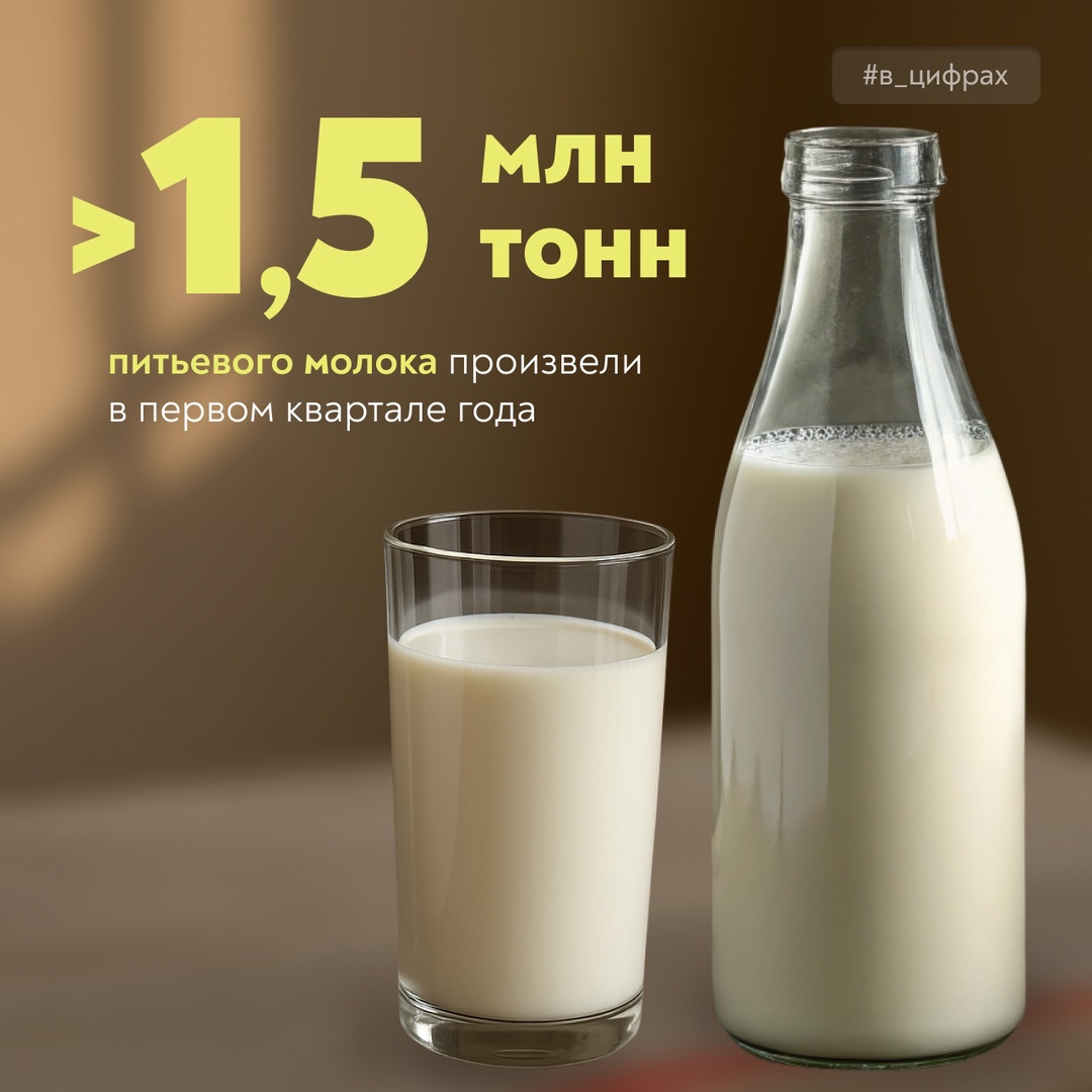 Российские предприятия увеличили выпуск молочной продукции