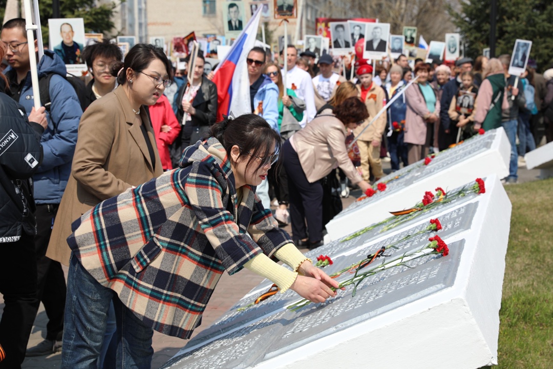 Амурские газопереработчики присоединились к общероссийской акции «Бессмертный полк»