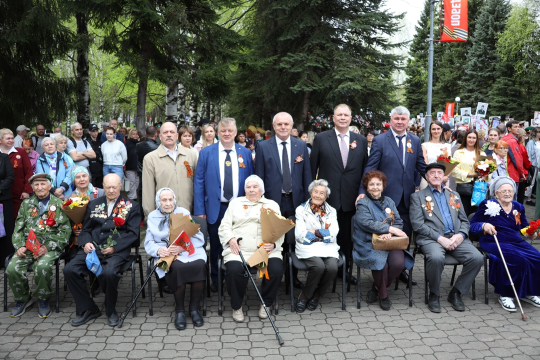 Сегодня мы участвовали в торжествах ко Дню Победы!